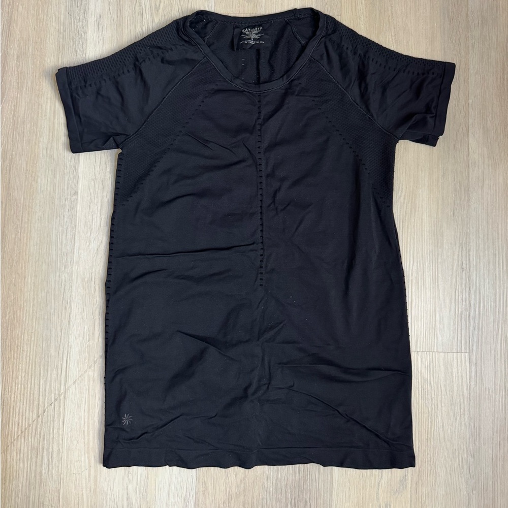Athleta Black Short Sleeve Women’s Top